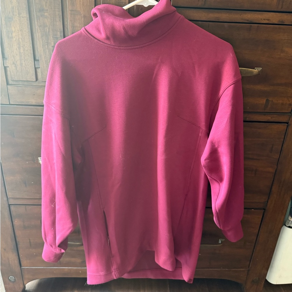 White Oversized Cowl Neck Sweater Lululemon